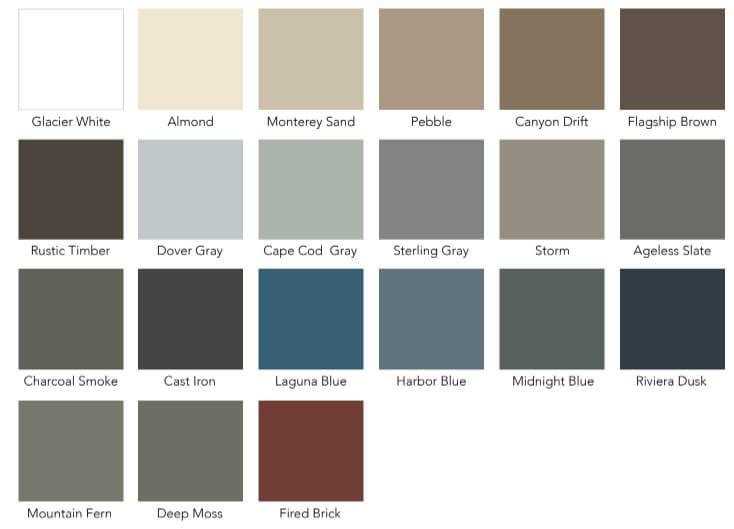 Wood-Look Composite Excellence Colors Preview