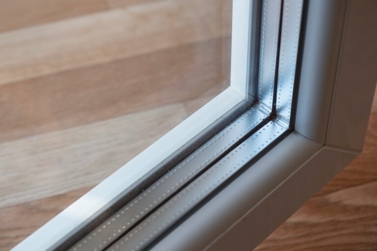 Corner of thermal window - Pinnacle Home Improvements
