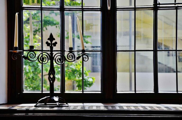 Window sill with candelabra - Pinnacle Home Improvements